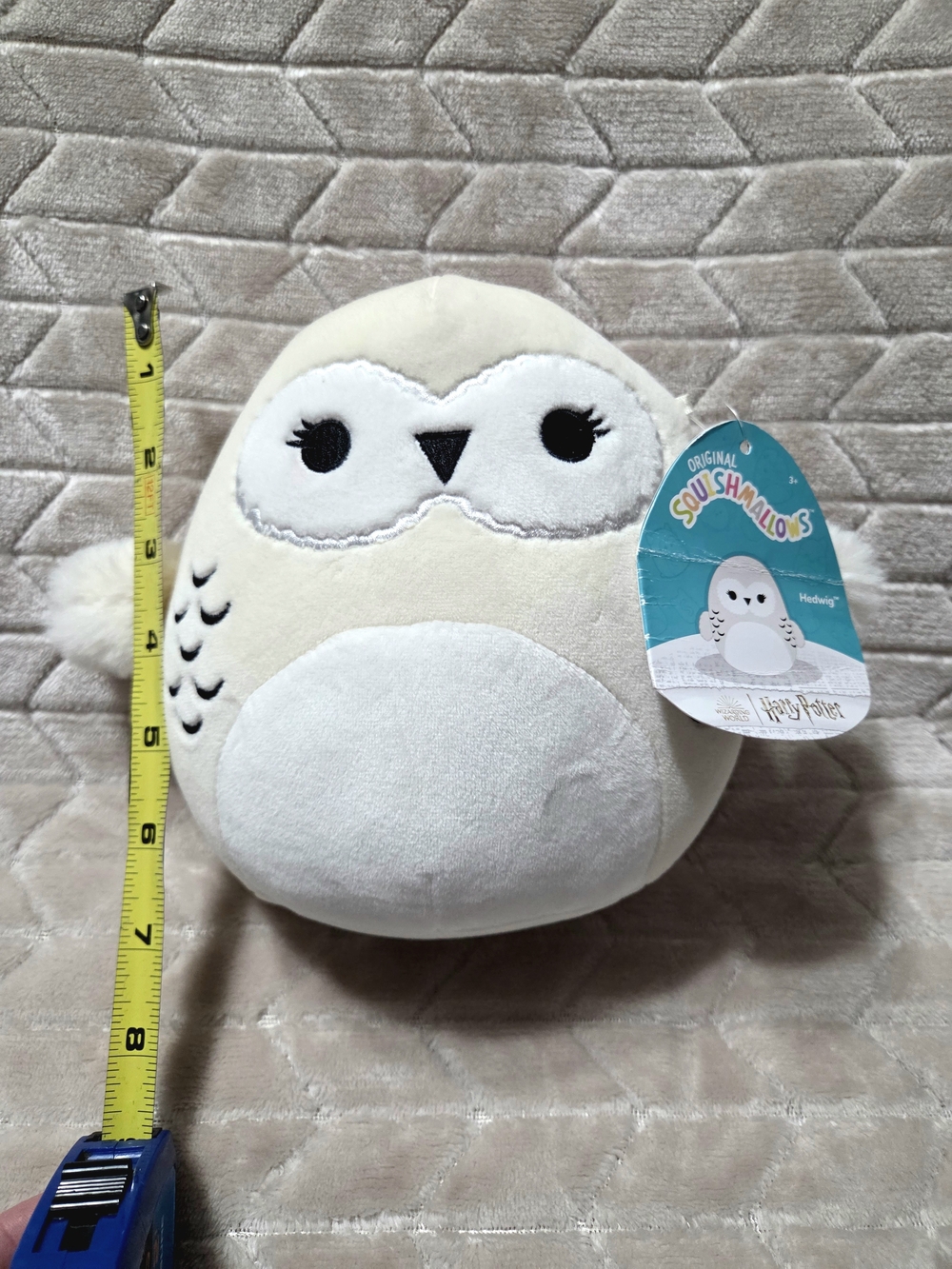 NWT Squishmallows White and Cream Owl Plush - Hedwig- Harry Potter